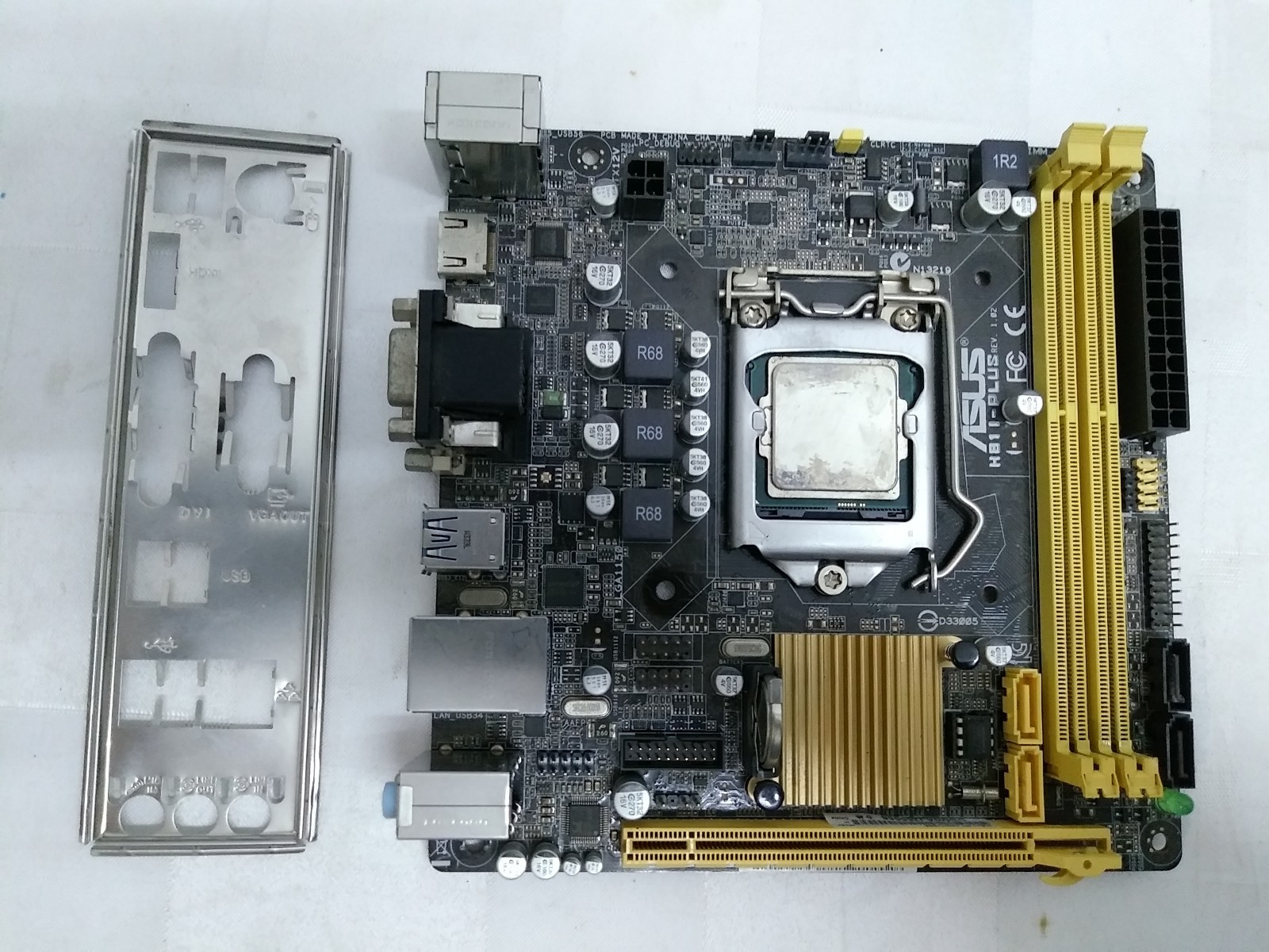 ASUS H81I-PLUS, LGA 1150, Intel Motherboard Mini Itx + Bonus – CPU