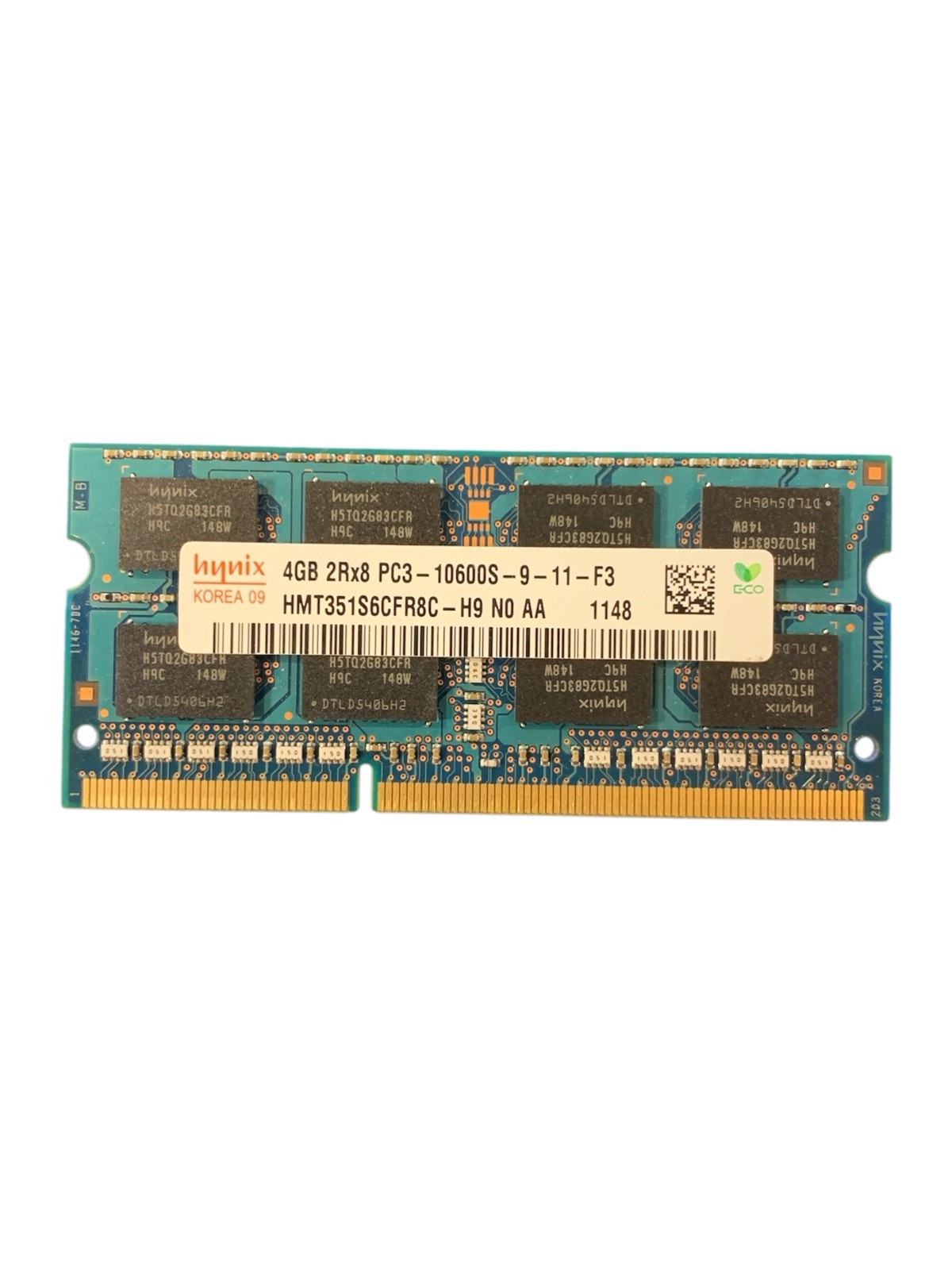 SK Hynix DDR3 SDRAM SO-DIMM 4GB 2Rx8 PC3-10600S-9-11-F3 Memory HMT351S6CFR8C-PB