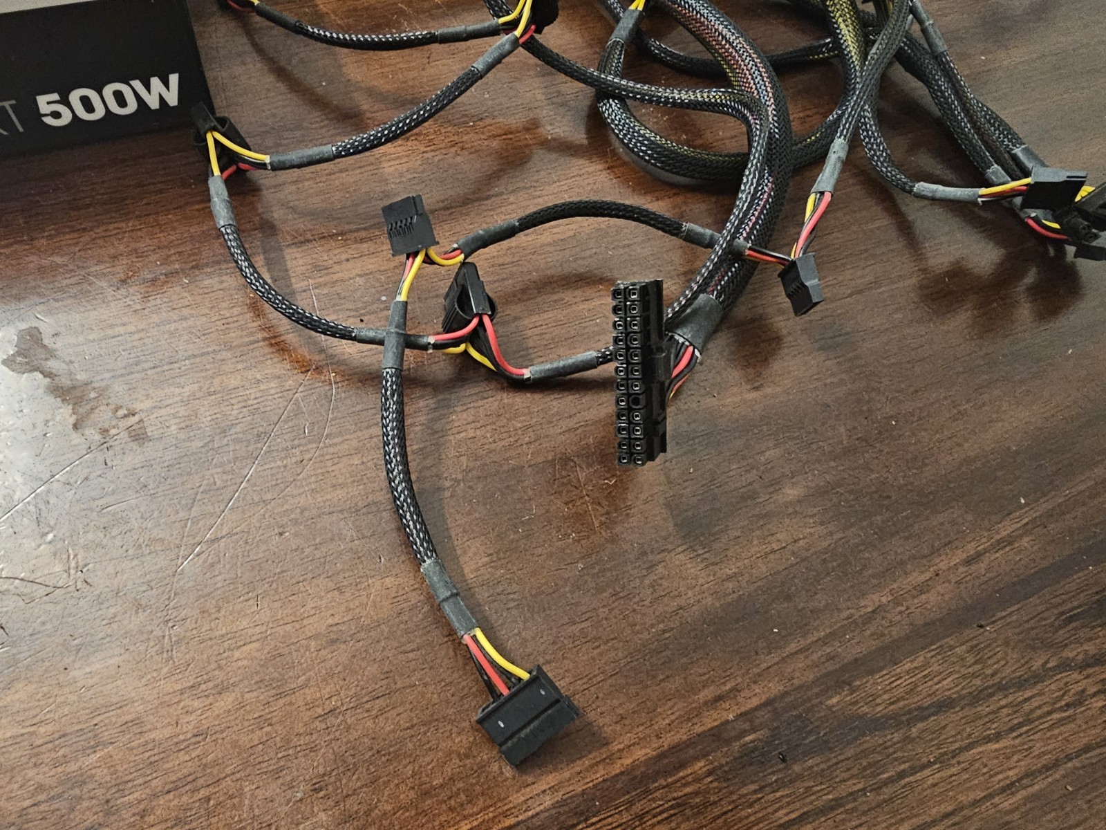 Thermaltake Smart 500W 80 PLUS Power Supply- Black (Power Cable not included)
