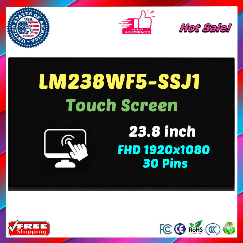 NEW 23.8″ for Dell Inspiron 24 ‎5410 Touch Screen FHD Touch LED LCD Screen Panel