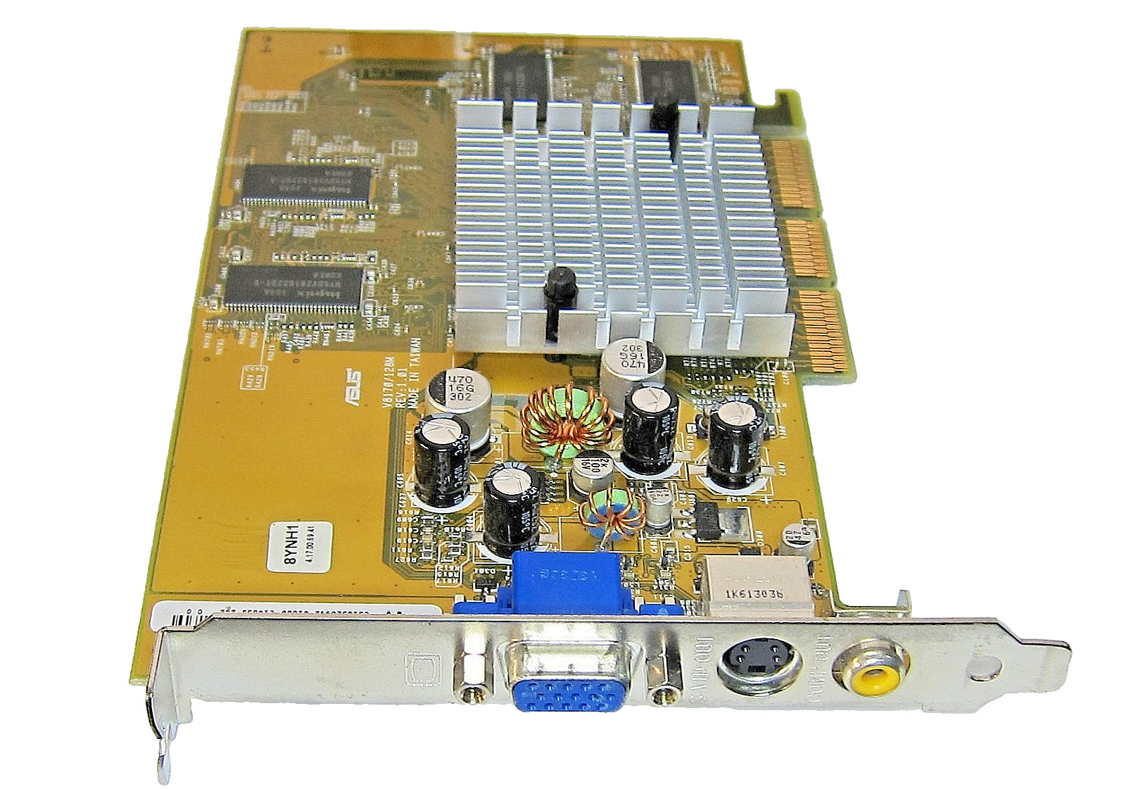 Genuine Asus V8170 Nvidia GeForce4 MX 440 128Mb AGP Video Card HP P/N: 5187-2181