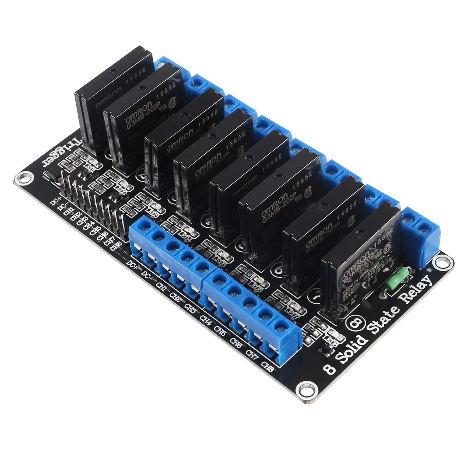 1PCS 8 Channel 5V Solid State Relay Module Board High Level Trigger Compatibl…