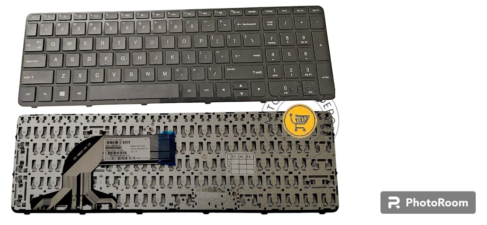 NEW Keyboard HP 15-f211wm 15-f272wm 15-f278nr 15-f233nr 15-f224wm US With Frame