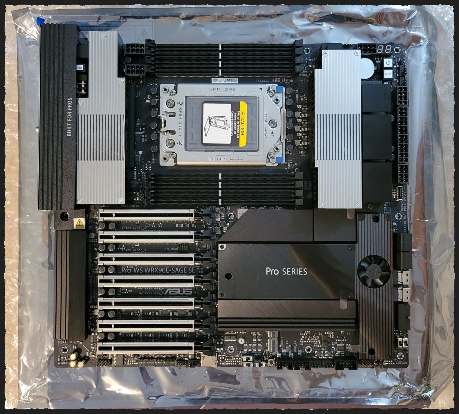 New ASUS Pro WS WRX90E-SAGE SE EEB (Bios 1317) Workstation Motherboard 503-5