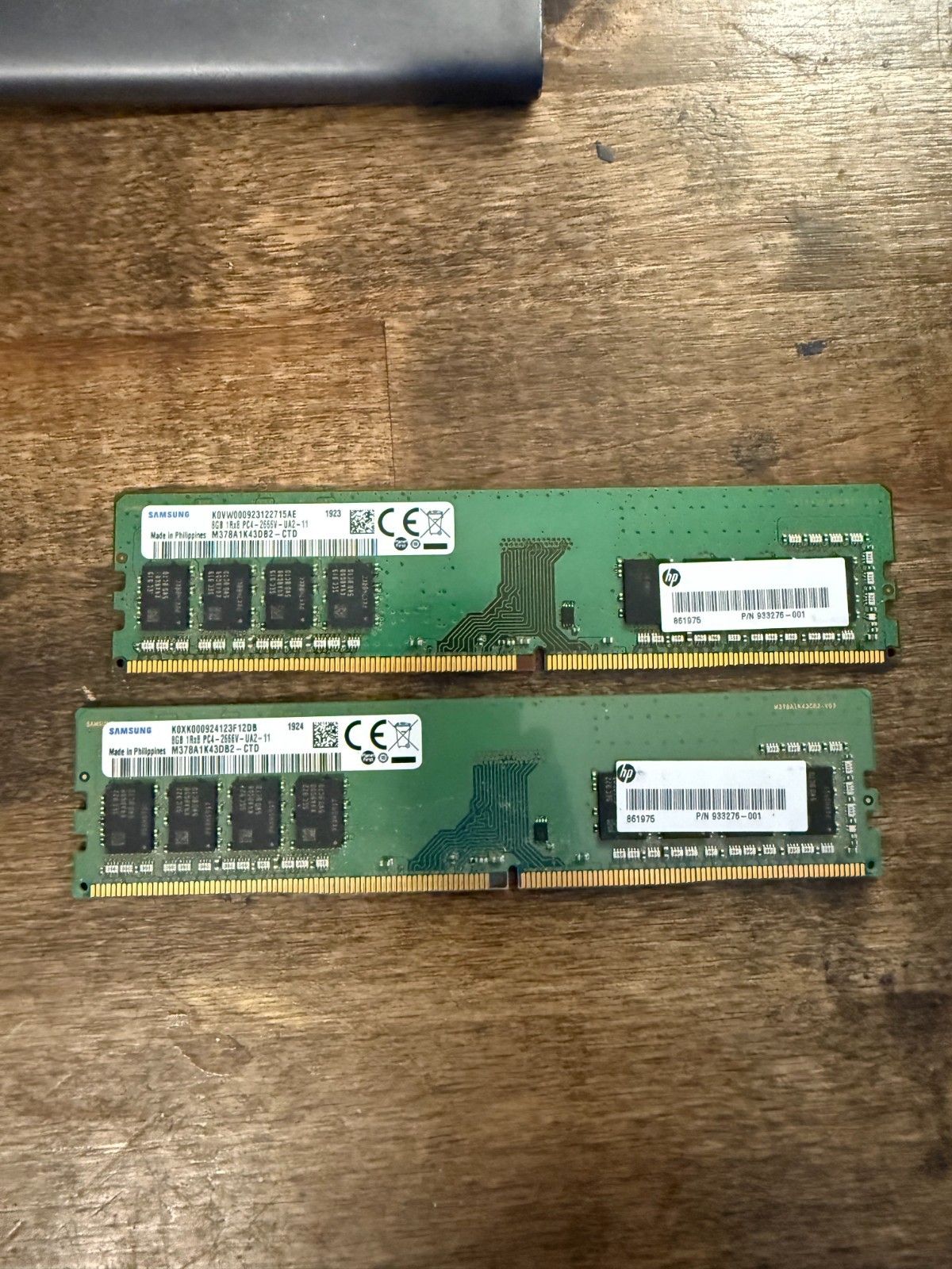 Samsung 8GB 1Rx8 PC4-2666V-UA2-11 DDR4 Desktop RAM