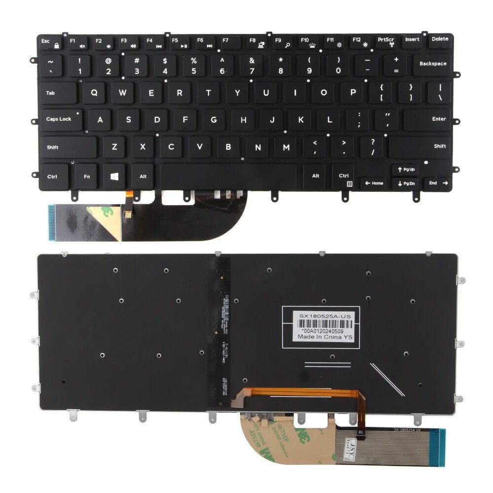 0GDT9F New For Dell XPS 15 9550 9560 9570 7590 Backlit Keyboard GDT9F USK
