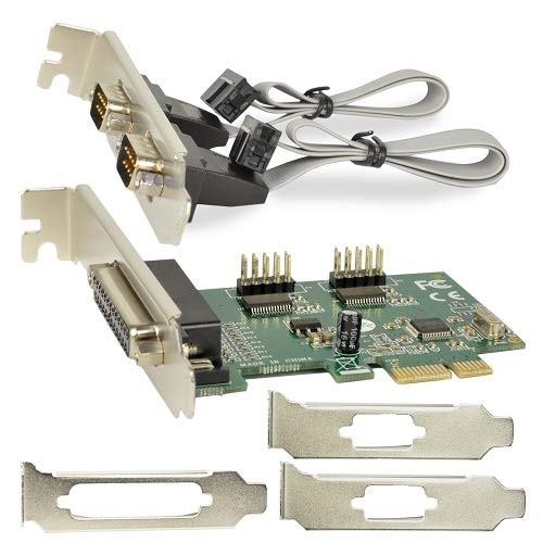 PCI-E Parallel Serial Combo Card XM-PEX-1P2S RS232 WCH382L 16C550 UART
