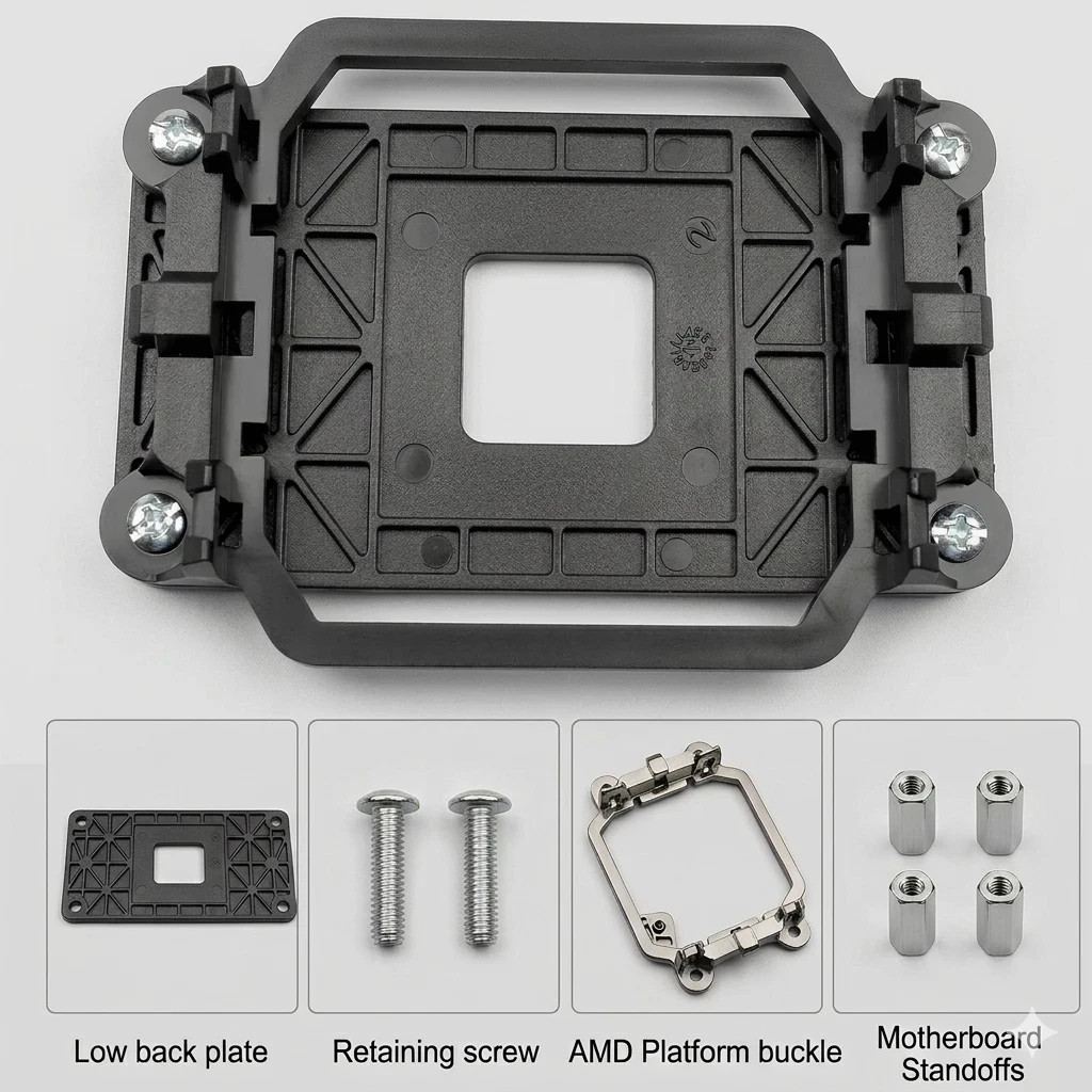 CPU Cooler Retention Bracket Mount For AMD Socket AM3 AM3+ AM2 AM2+ FM1 FM2 940