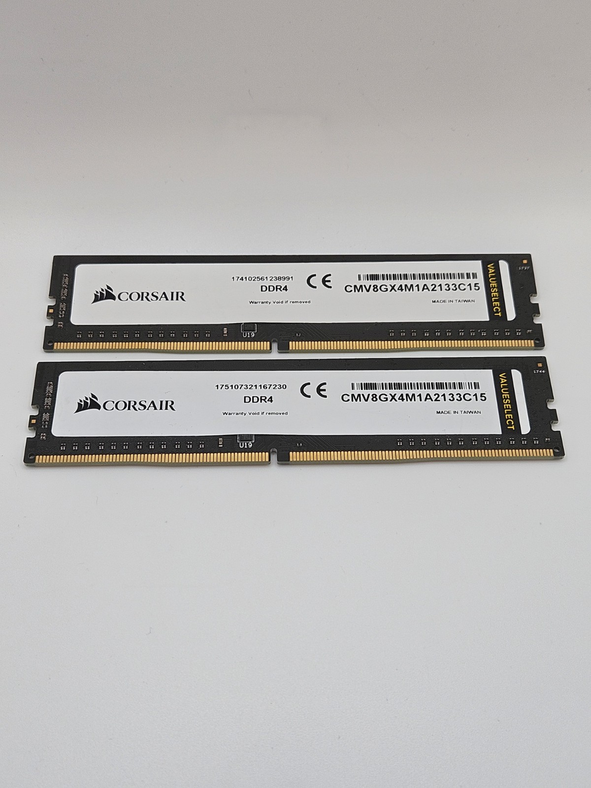 16gb (2x8GB) Corsair ValueSelect 8GB DDR4 2133MHz CL15