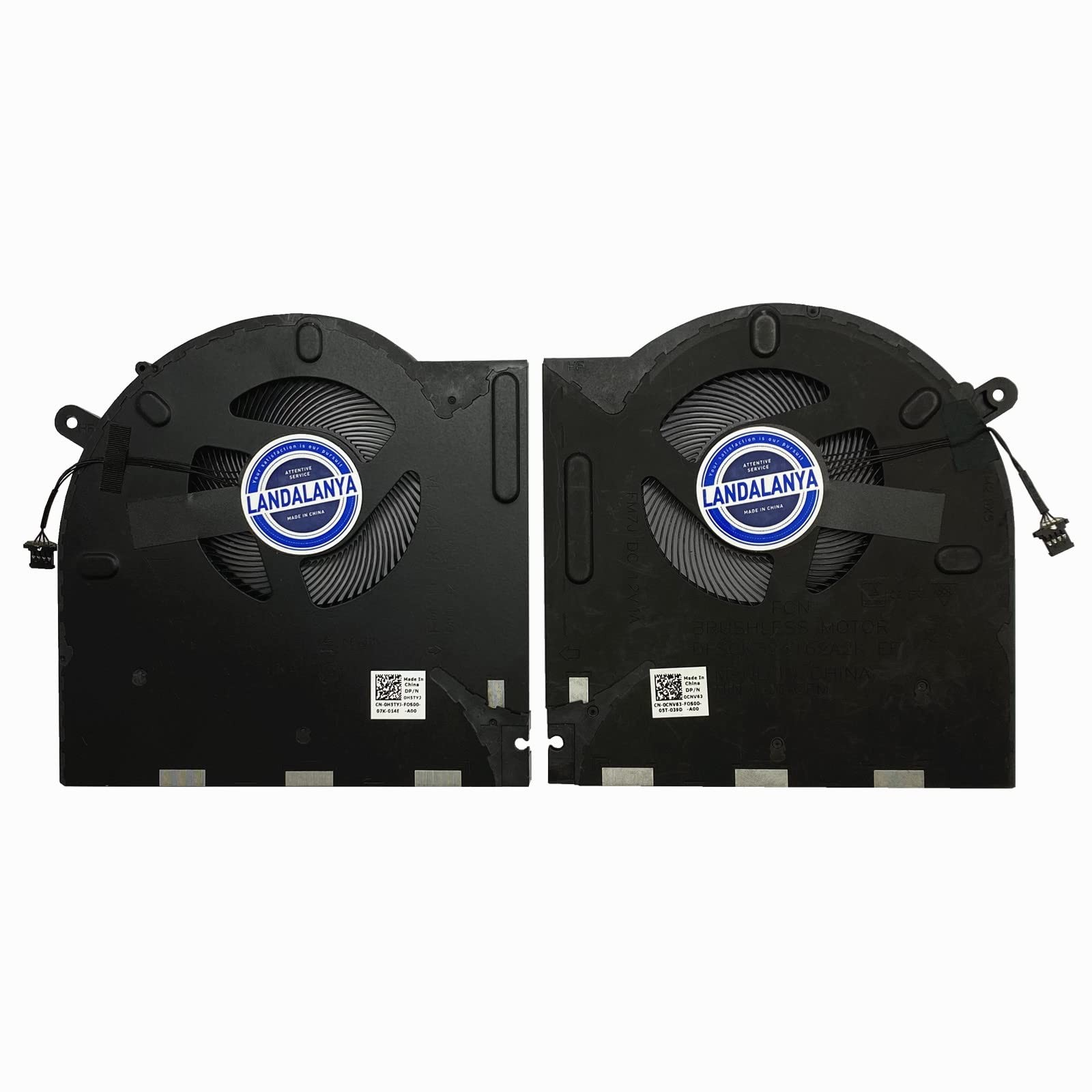 CPU and GPU Cooling Fan for Dell Alienware M17 R3 R4 0H5TYJ 0CNV63 DC28000ROS…