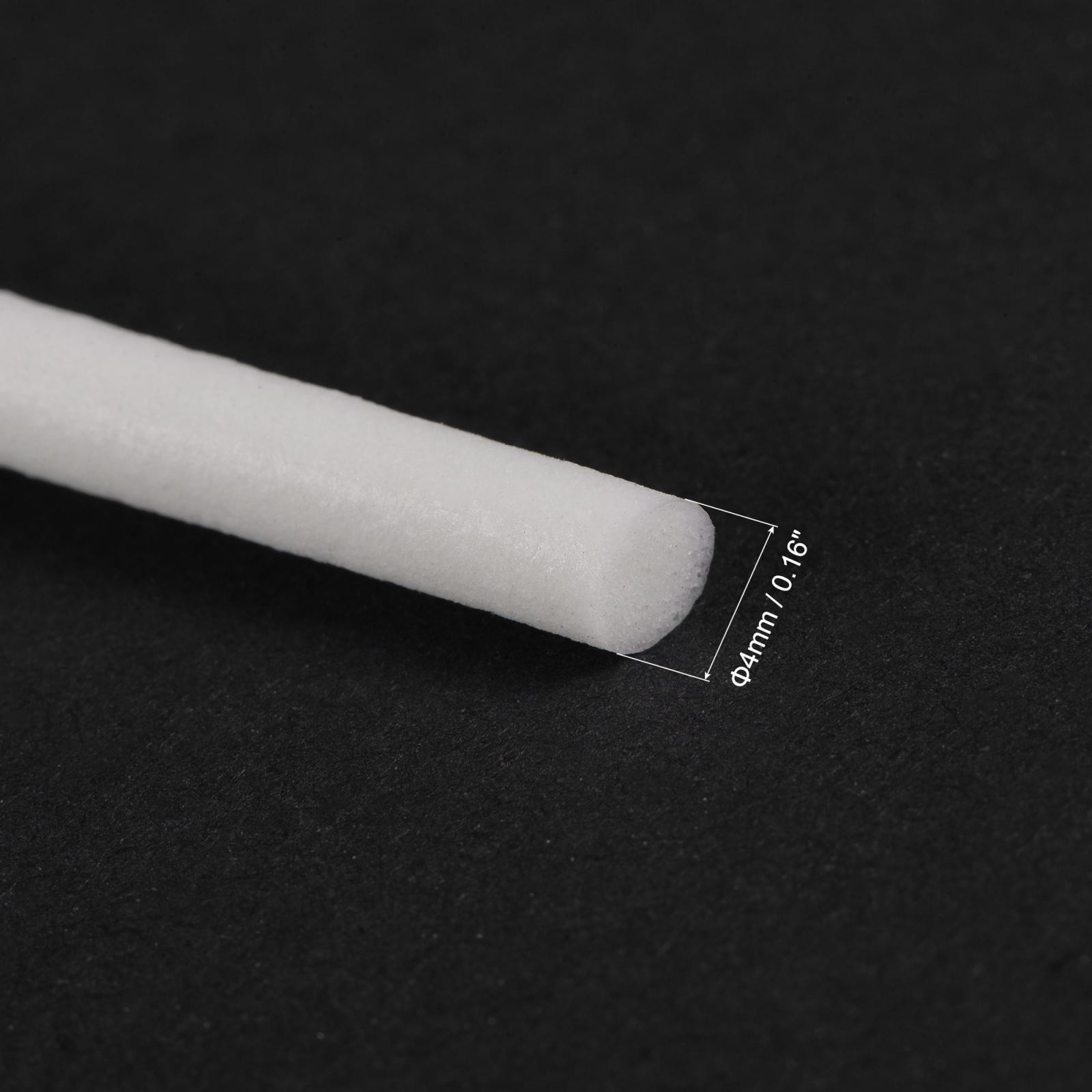 4mm Soft Silicone Bending Insert Tube for Rigid Tubing 6.6ft White
