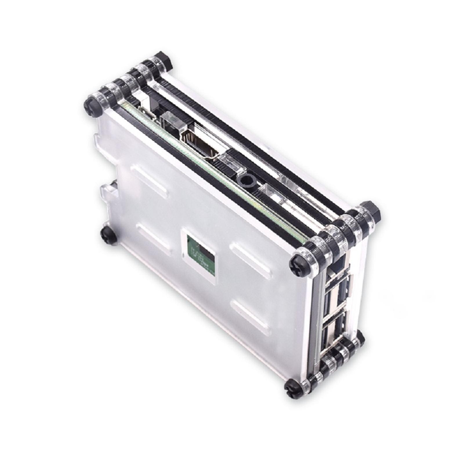 9 Layers Acrylic Transparent Case With Cooling Fan For Raspberry Pi 3B+/3B F