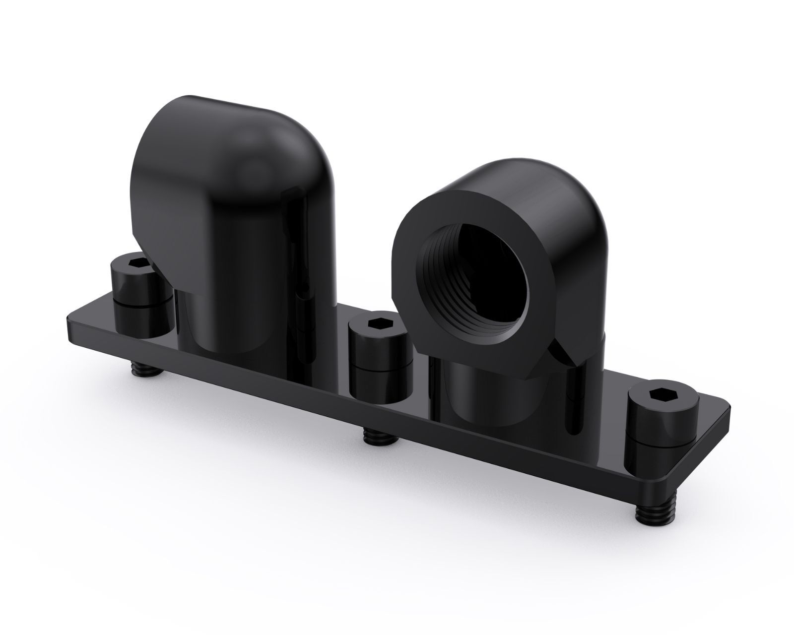Bykski GPU Block 90 Degree Rotary Bridge Module – Black (B-VGA-MINI-X)