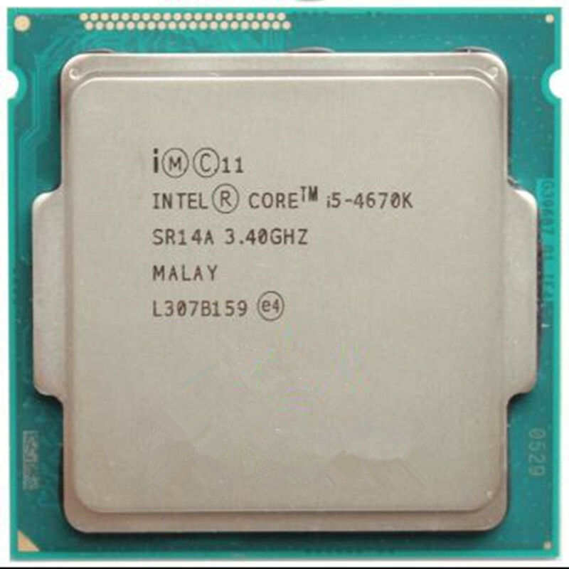 Intel Core i5-4670K CPU Quad-Core 3.4GHz 6M SR14A LGA1150 84W Processor