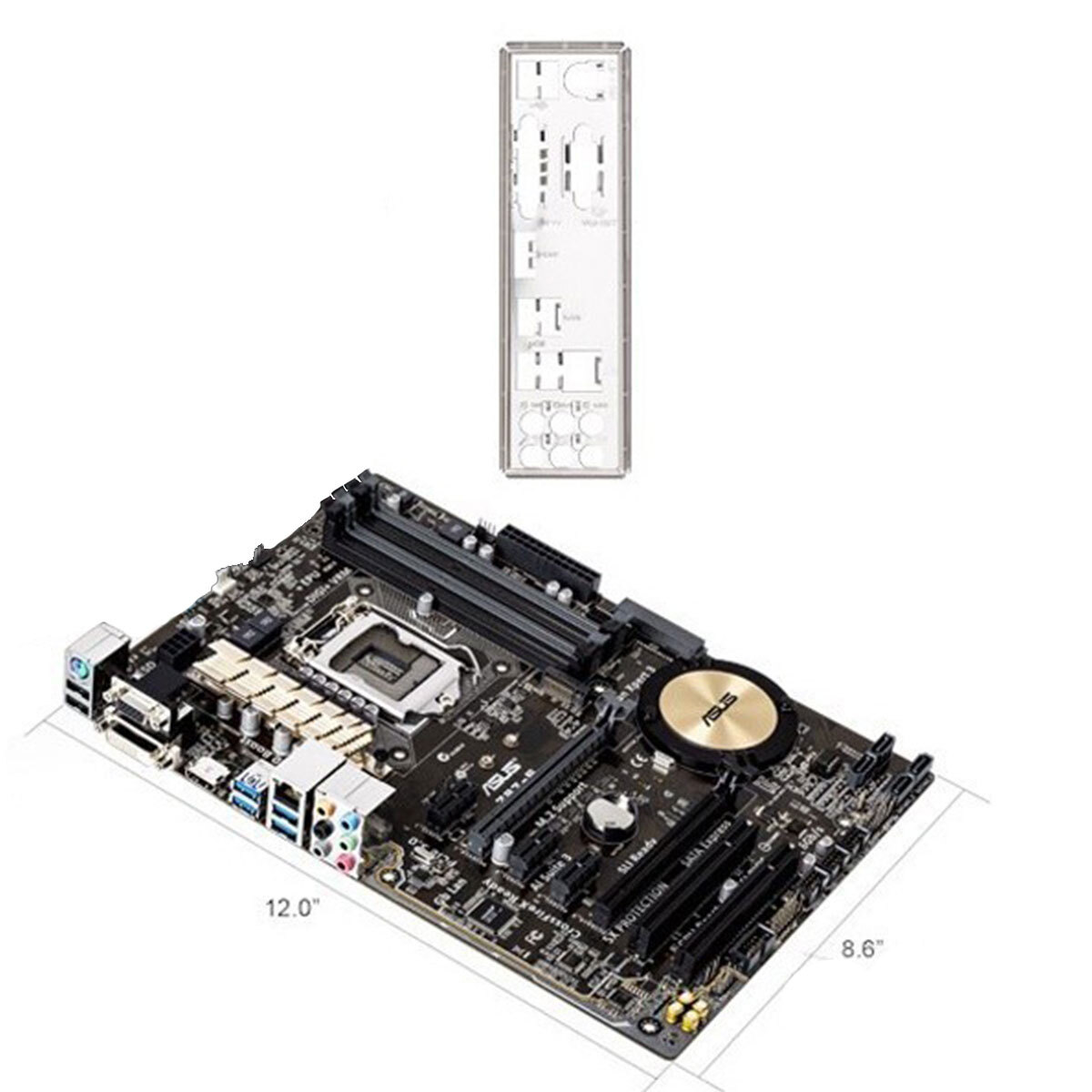 LGA 1150 ASUS Z97-E Motherboard Z97 Chipset DDR3 RAM HDMI USB 3.1 SATA III M.2