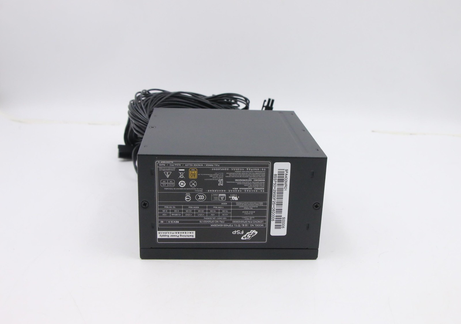 5P50V03178 100-240Vac 400W 90% PSU