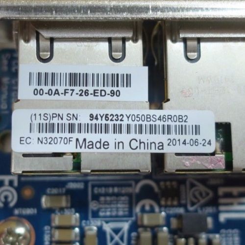 IBM Broadcom NetXtreme II 2-Port 10G Base-T Copper Ethernet Exlom ML2 94Y5232