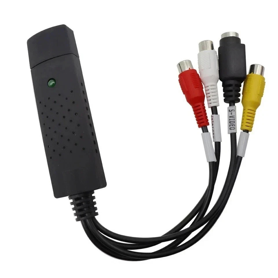 USB 2.0 Audio Video VHS to DVD VCR PC HDD Converter Adapter Digital Capture Card