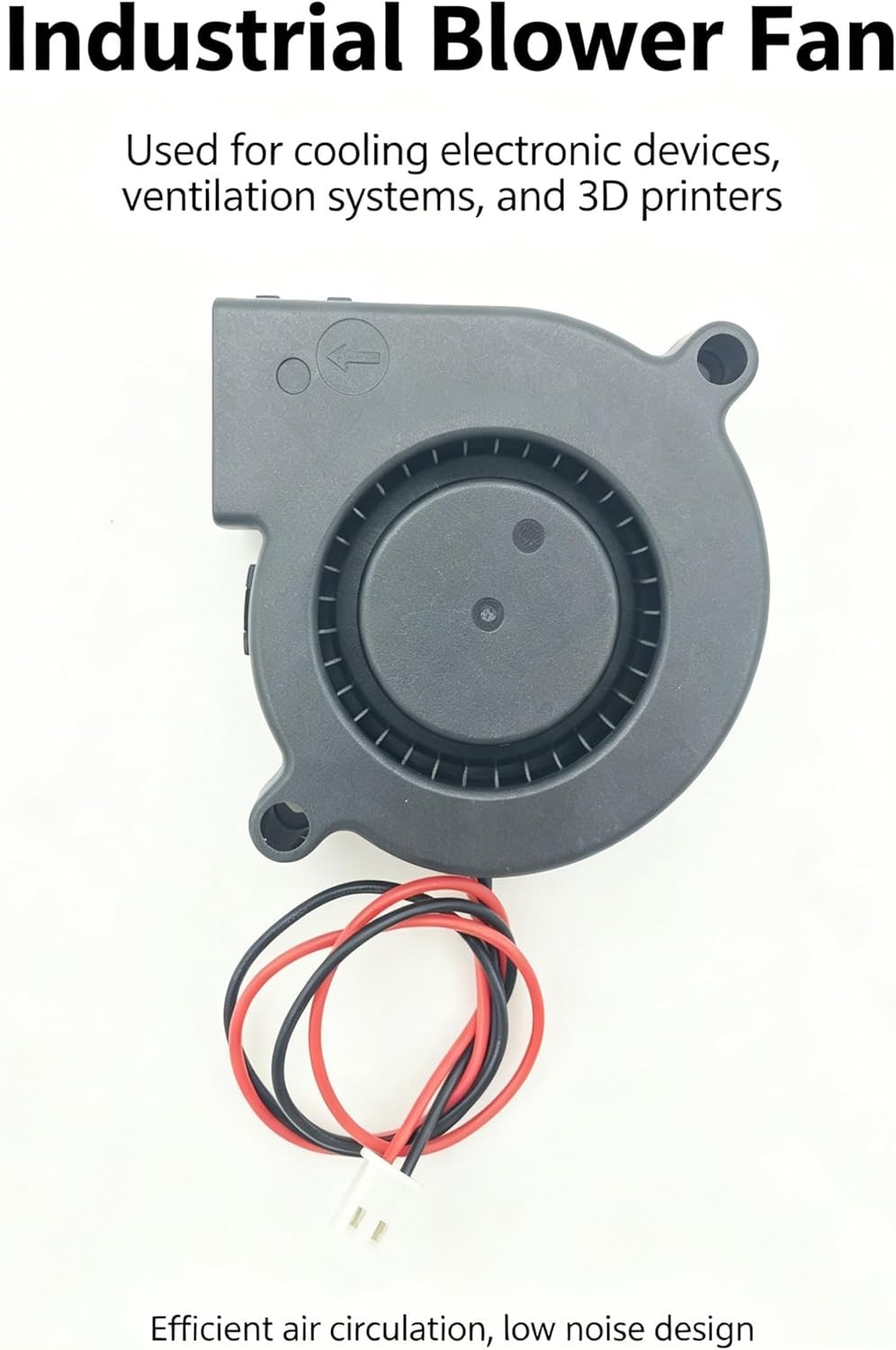 50mm 24V DC Dual Ball Bearing Brushless Cooling Fan 2 Pack for 3D Printers Co…