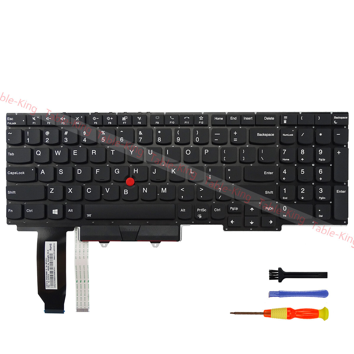 Backlit Laptop Keyboard for Lenovo Thinkpad E15 R15 Gen2 Gen3 Gen4 (US Layout)