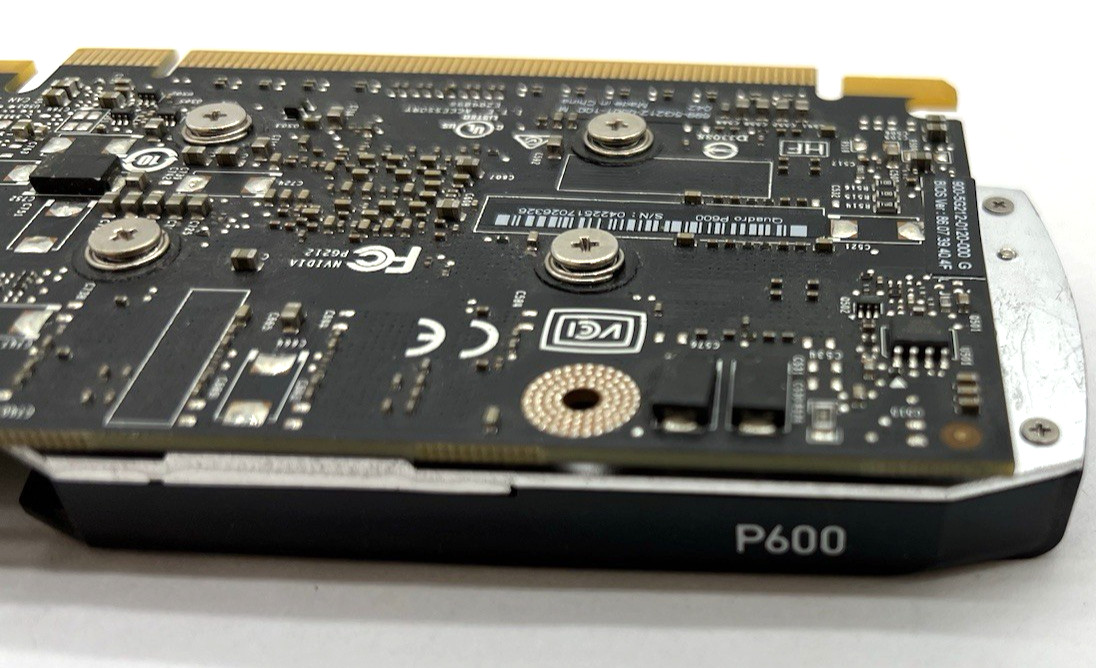 PNY NVIDIA Quadro P600 VCQP600 2GB GDDR5 Graphics Card Low Profile