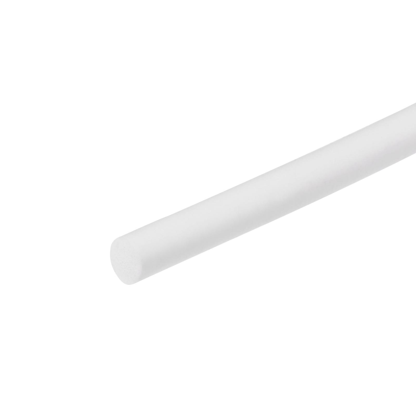 7mm Soft Silicone Folding Insert Pipe for Rigid Pipe 6.6ft White