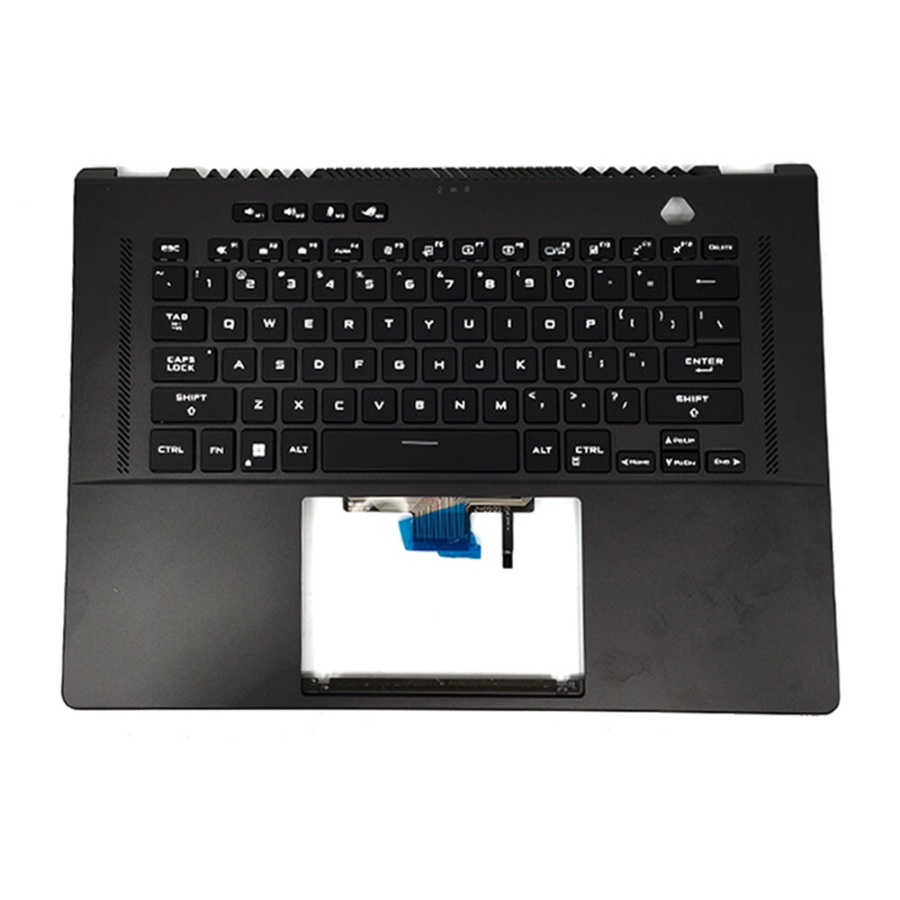 For ASUS ROG Zephyrus GA503Q GA503R GU603H Palmrest RGB Backlit Keyboard Gray US