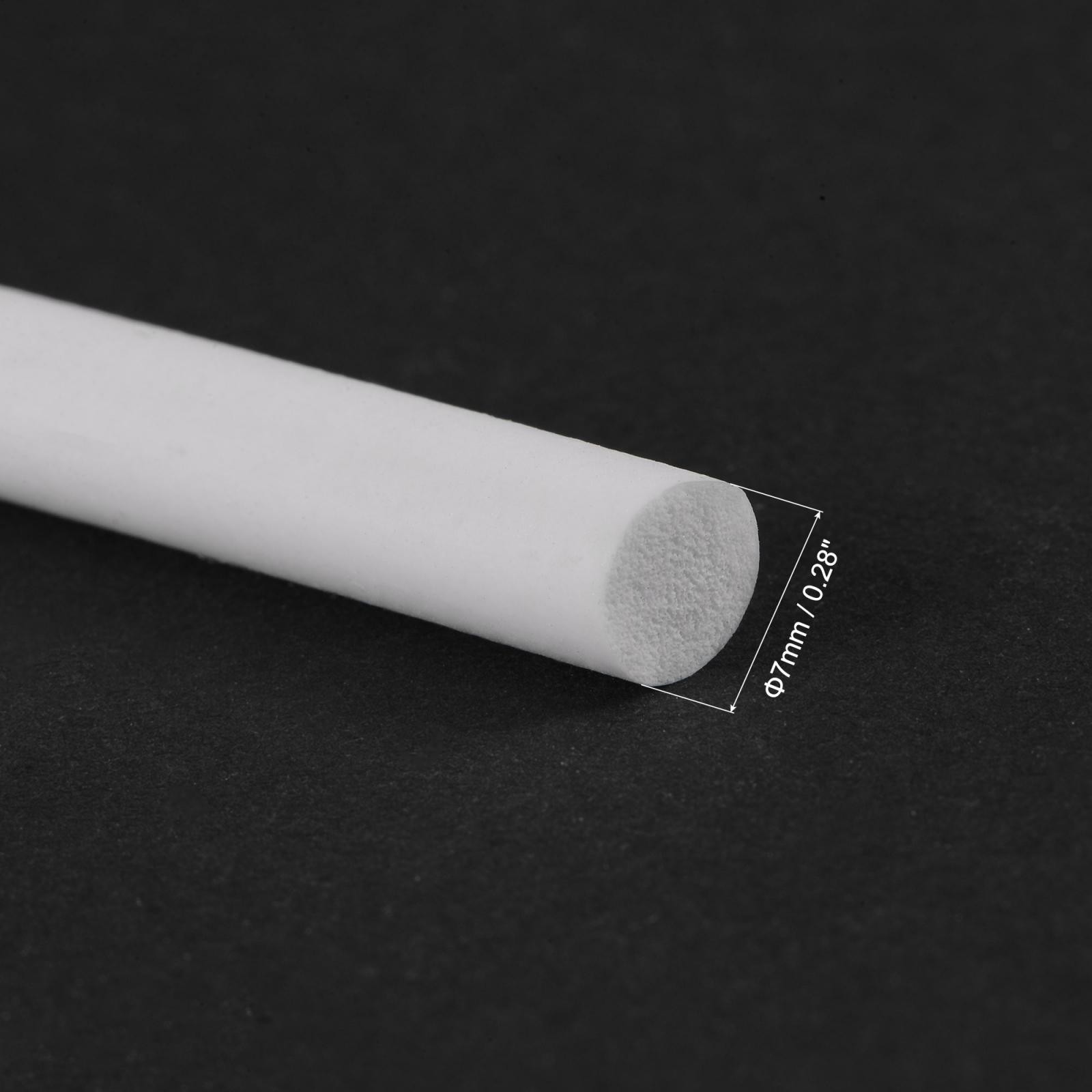7mm Soft Silicone Folding Insert Pipe for Rigid Pipe 6.6ft White