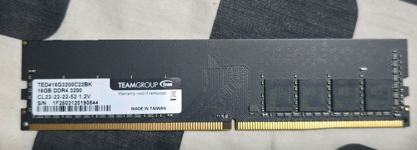 TeamGroup 16GB Ram DDR4-3200 UDIMM Desktop Memory