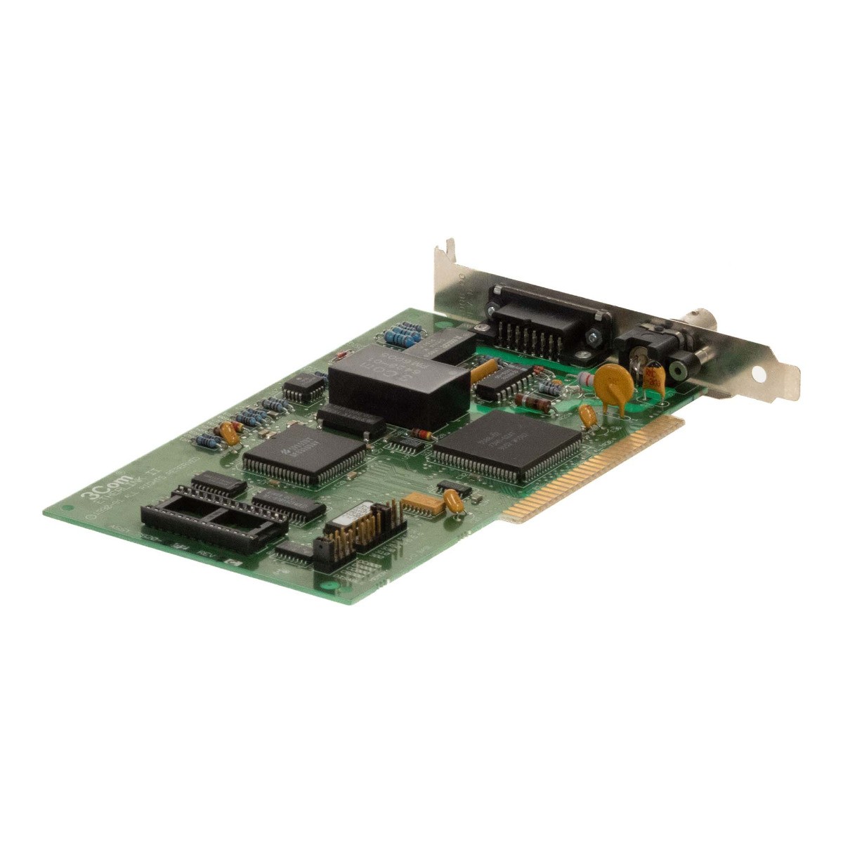 Network Card 3Com Etherlink II 7920-02 Rev C BNC AUI ISA 8Bit