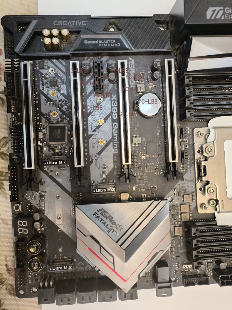 For ASRock X399 Professional Gaming Motherboard Socket TR4 DDR4 8xSATA3 ATX