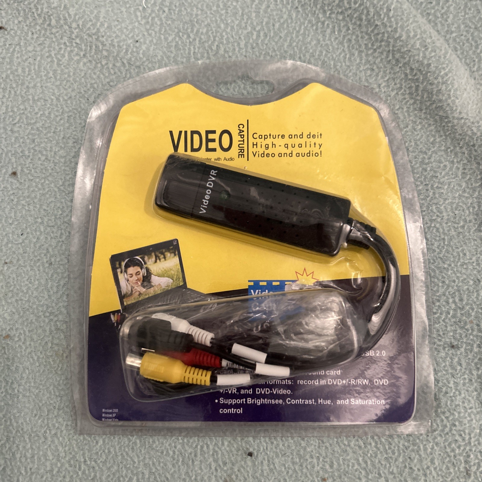 Easier CAP USB 2.0 Video Capture Adapter – Analog To Digital