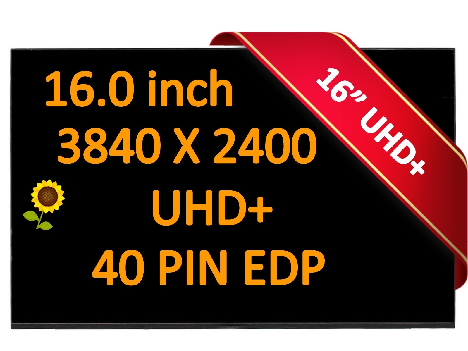 16″ B160ZAN01.R 3840×2400 120Hz 40 Pins LCD Non-Touch Screen Display Panel