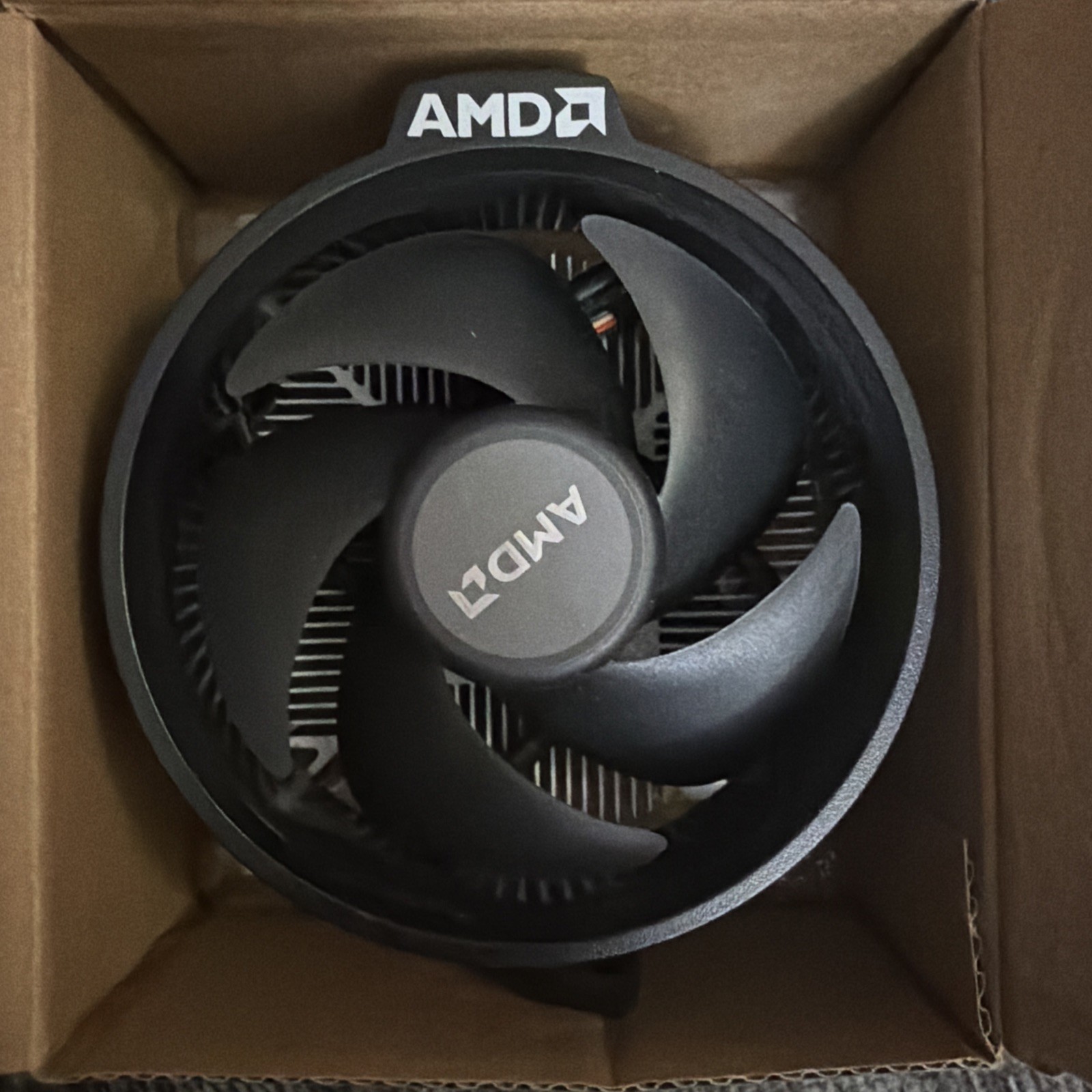 AMD CPU Fan with Heatsink 712-000046 Aluminum Plastic Black for AMD Processor