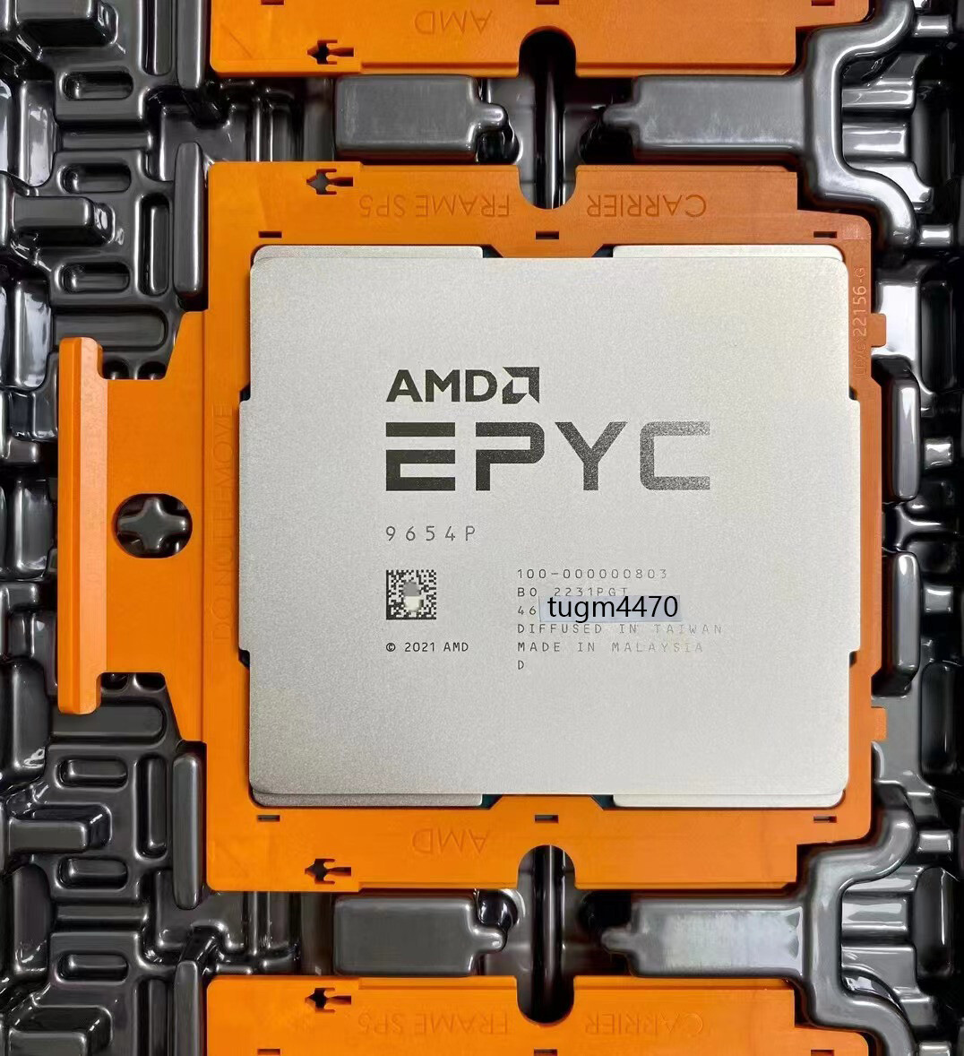 AMD Genoa EPYC 9654P 3.7 GHz 96cores 384M 360W CPU processor