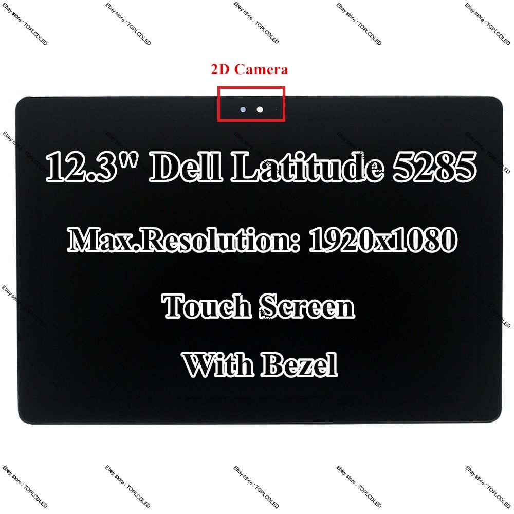 12.3“ Dell Latitude 5285 5290 2 in 1 LCD FHD Display Touch Screen Assembly VKJCN