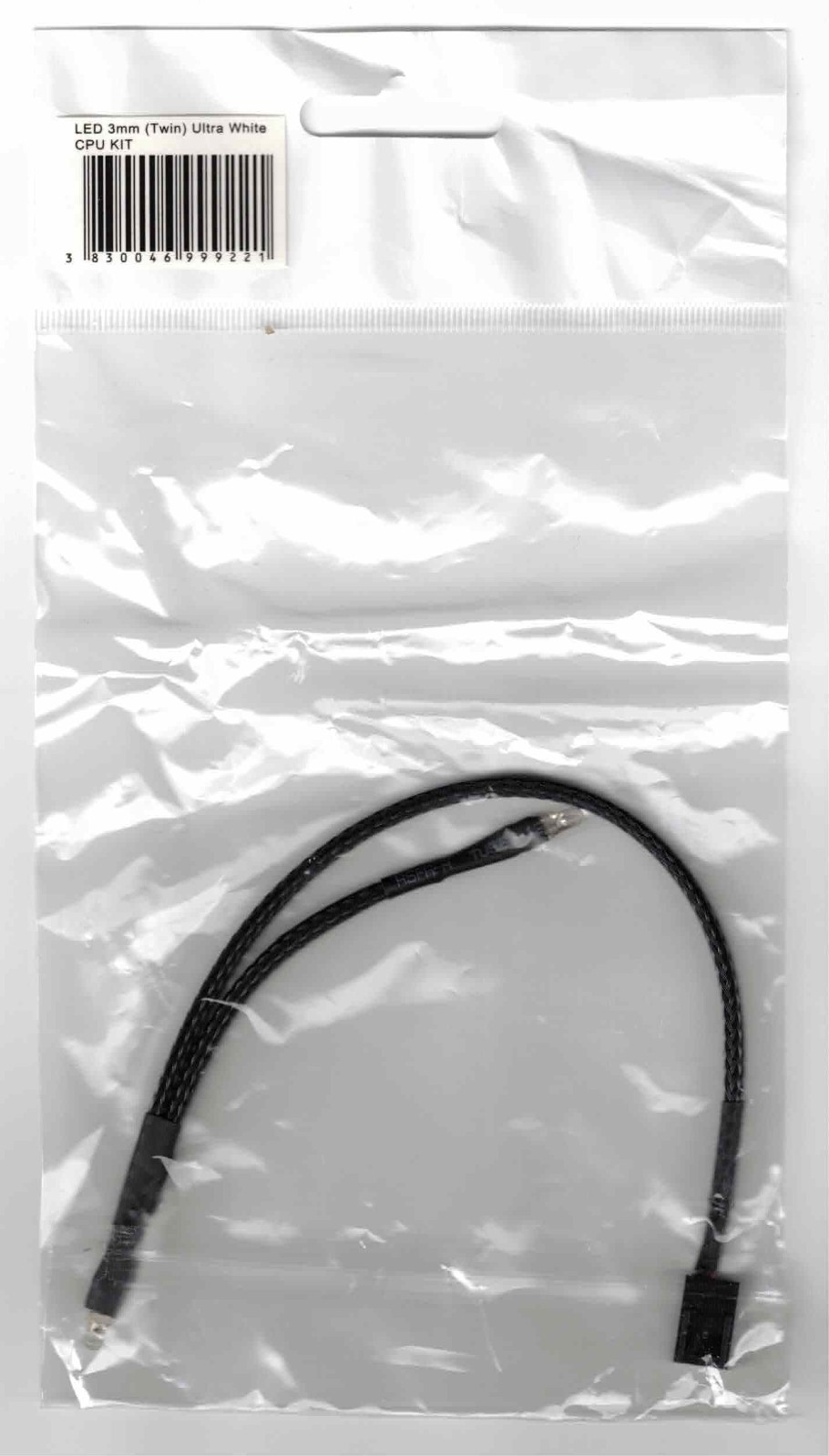 EK LED 3mm Twin Ultra White CPU Kit 3830046999221