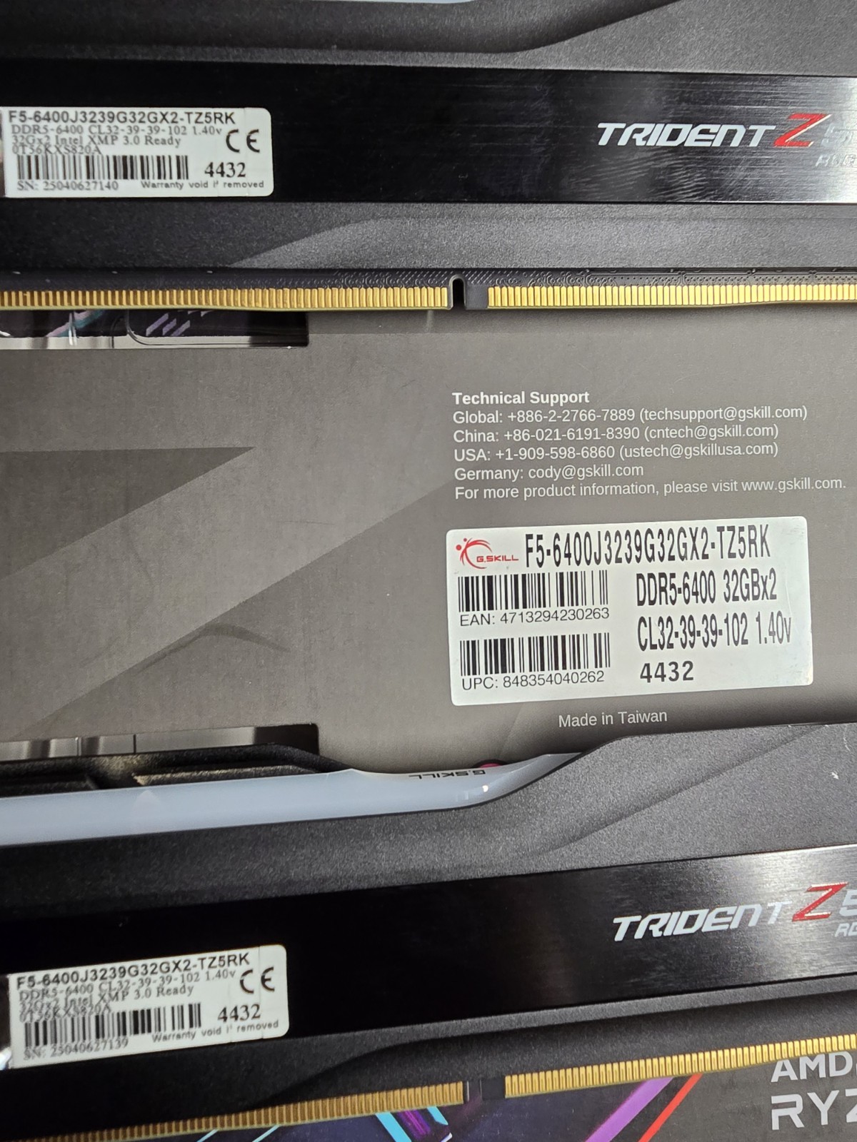 Trident G.Skill Z5 2×32 64GB 6400