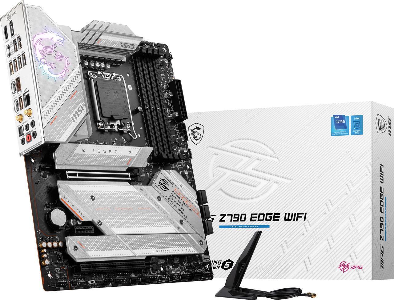 (Factory Refurbished) MSI MPG Z790 EDGE WIFI LGA 1700 Intel DDR5 ATX Motherboard