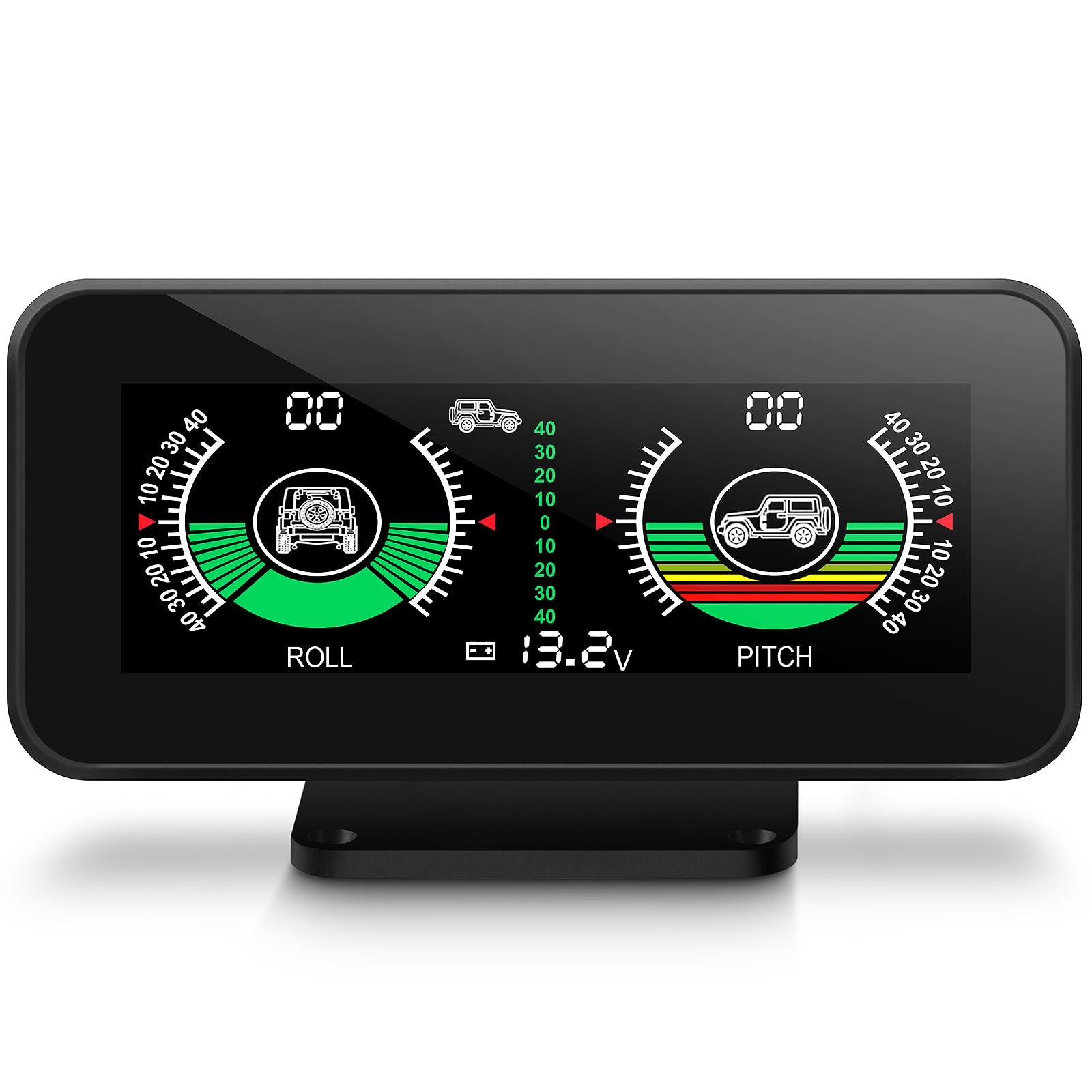 Car Inclinometer For Offroad Driving Multifunctional Digital Dashboard Slope Met