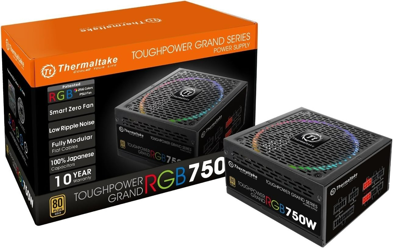 Thermaltake – PS-TPG-0750FPCGUS-R – Toughpower Grand RGB 750W 80+ Gold Modular