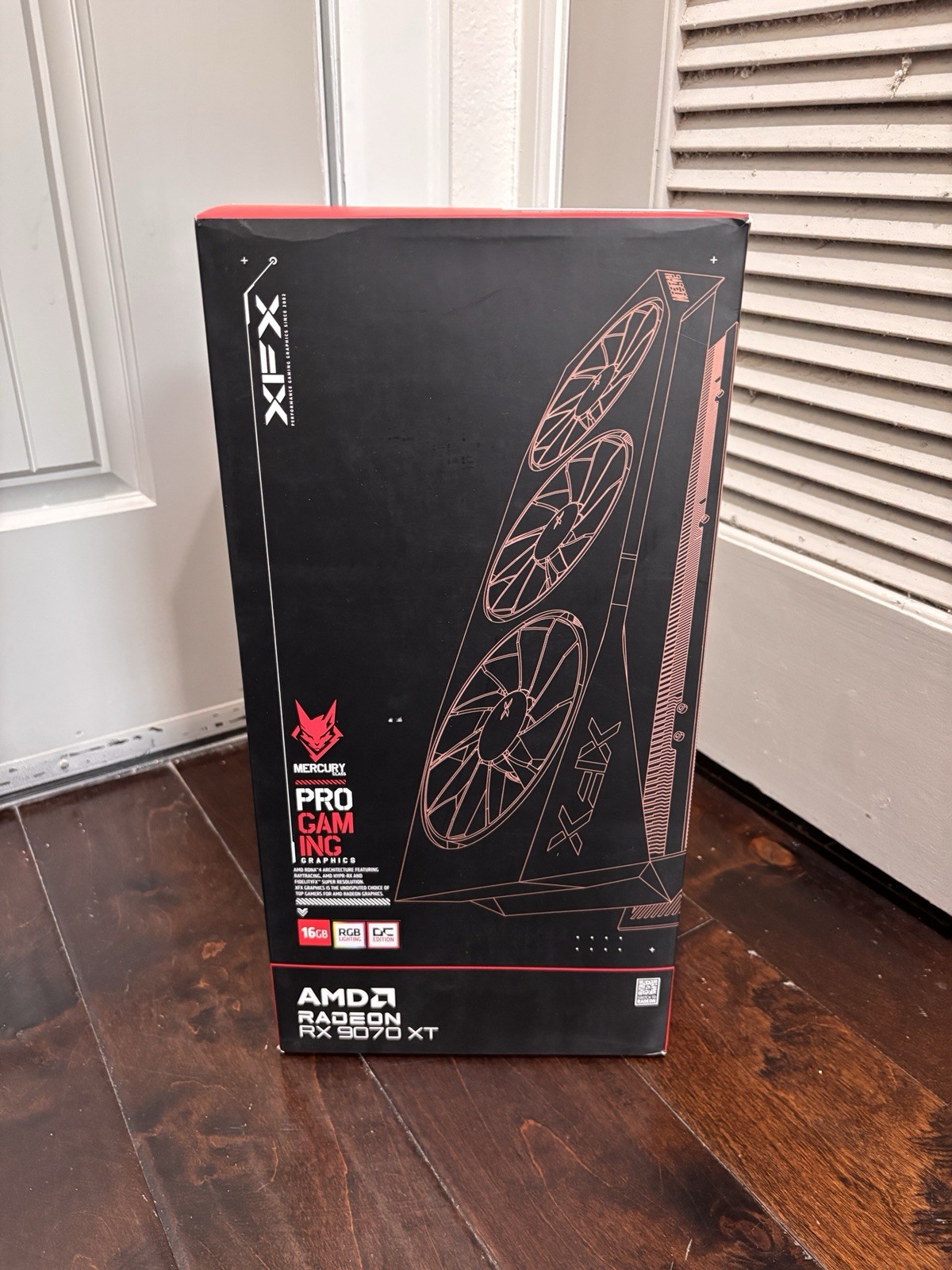 XFX Mercury Radeon RX 9070 XT OC 16GB 256-Bit GDDR6 5.0 Graphics Card