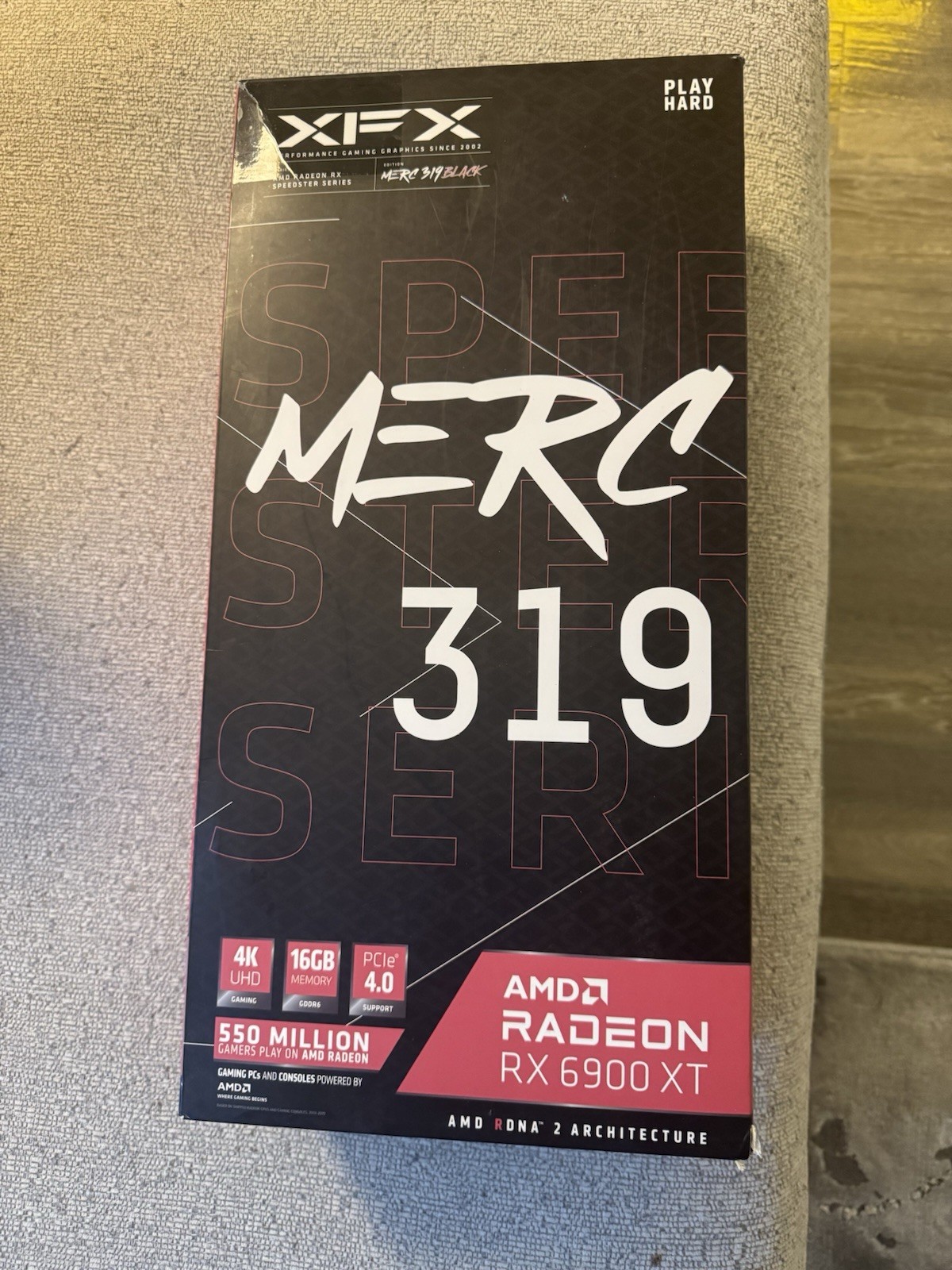 XFX Speedster MERC319 AMD Radeon RX6900 XT Gaming Graphics Card – Black