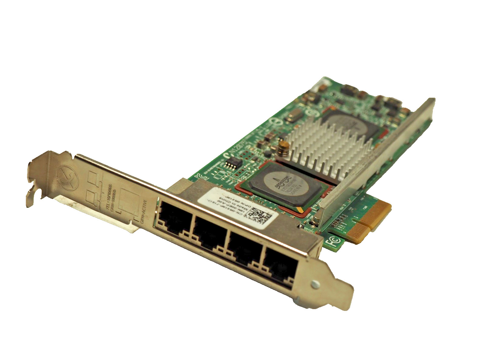 Dell R519P Broadcom BCM5709 Quad Port 1Gb RJ45 Ethernet Adapter