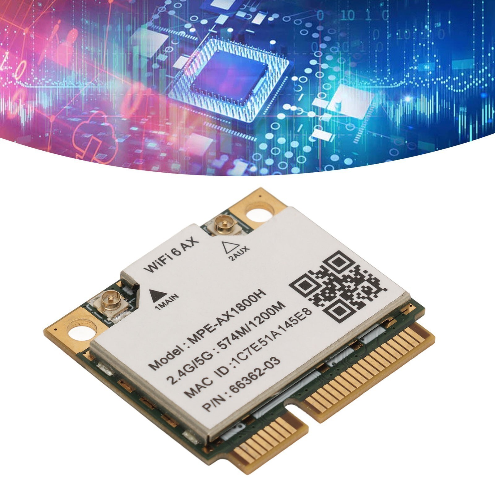 AX1800H Wifi 6 Card 2.4GHz 5GHz Dual Band Bluetooth 5.2 Mini PCIE Interface WiFi