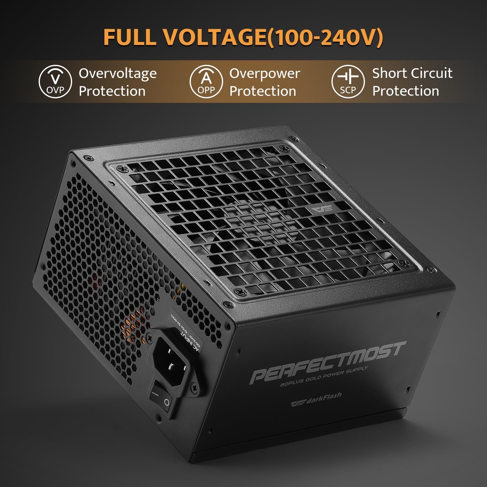 darkFlash PMT Fully Modular Power Supply ATX 3.1& PCIe 5.1 Ready, 2 x 12VHPWR…