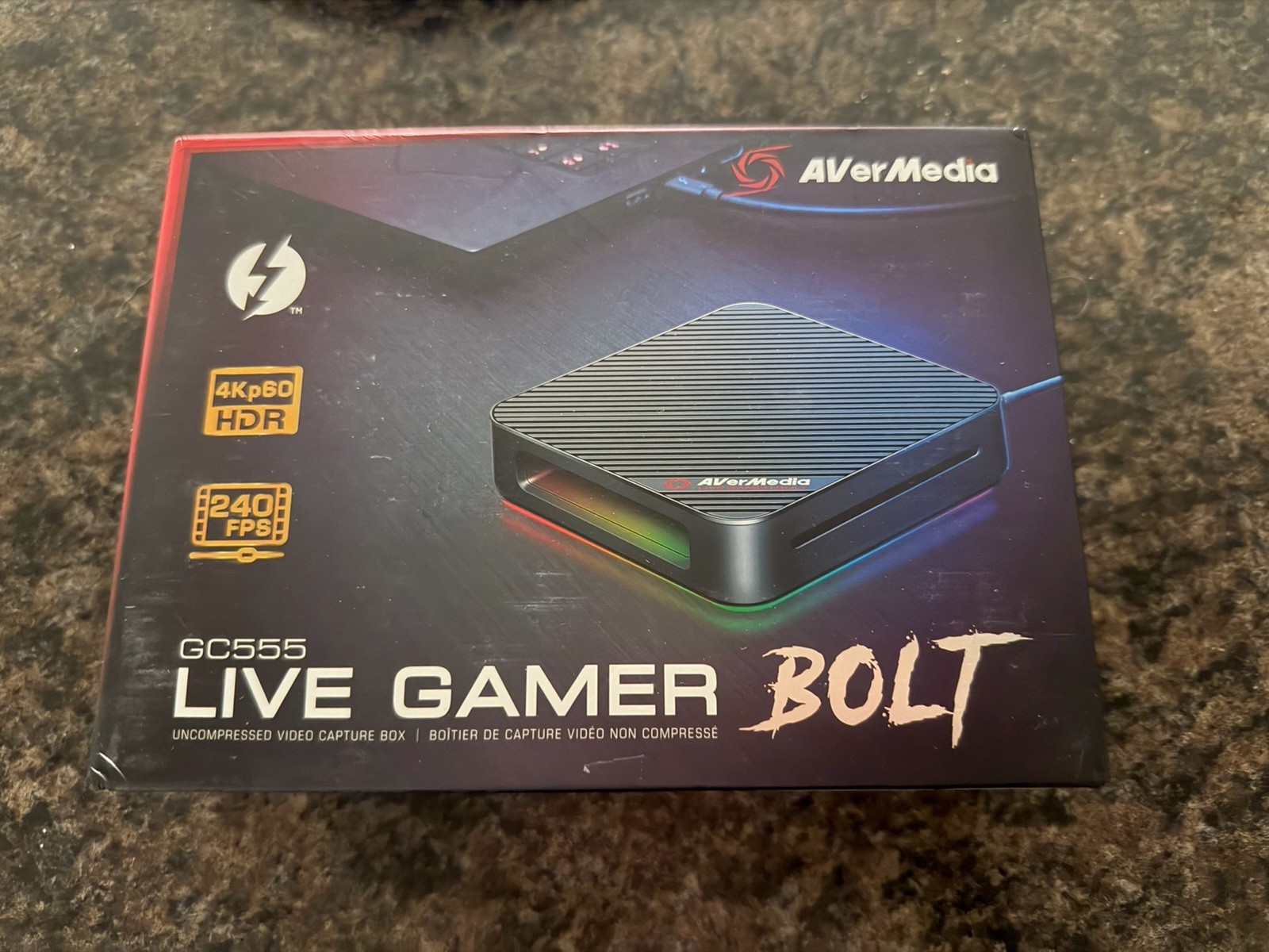 AVerMedia Live Gamer BOLT GC555 – External Video Capture Box – 4Kp60 HDR
