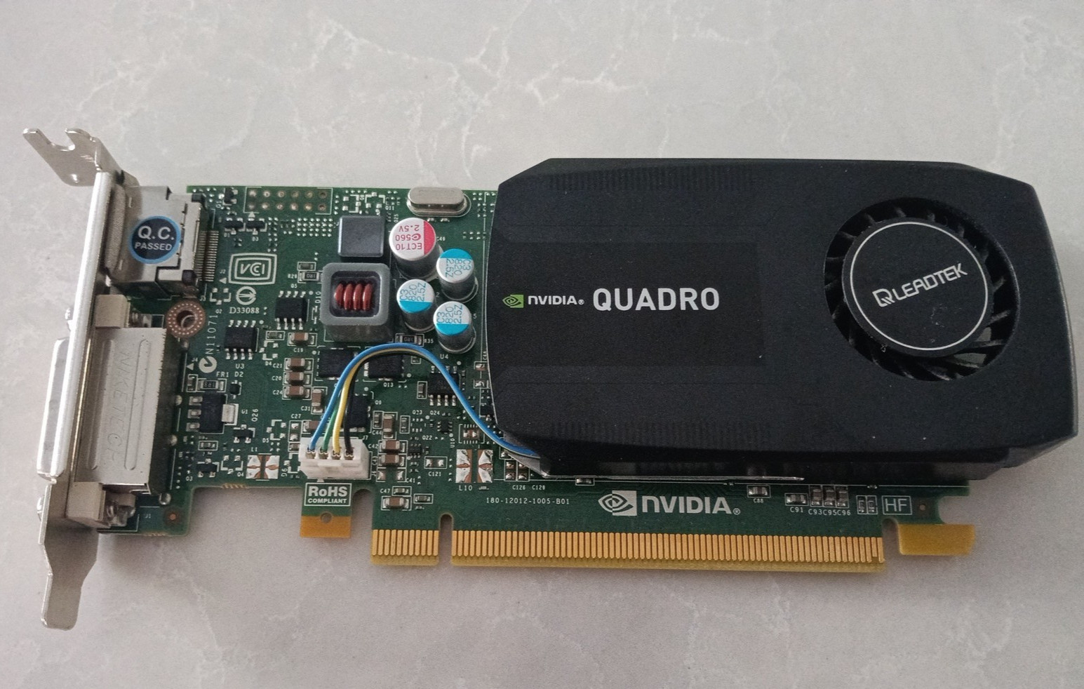NVIDIA Quadro K600 1GB GDDR3 Low Profile Leadtek