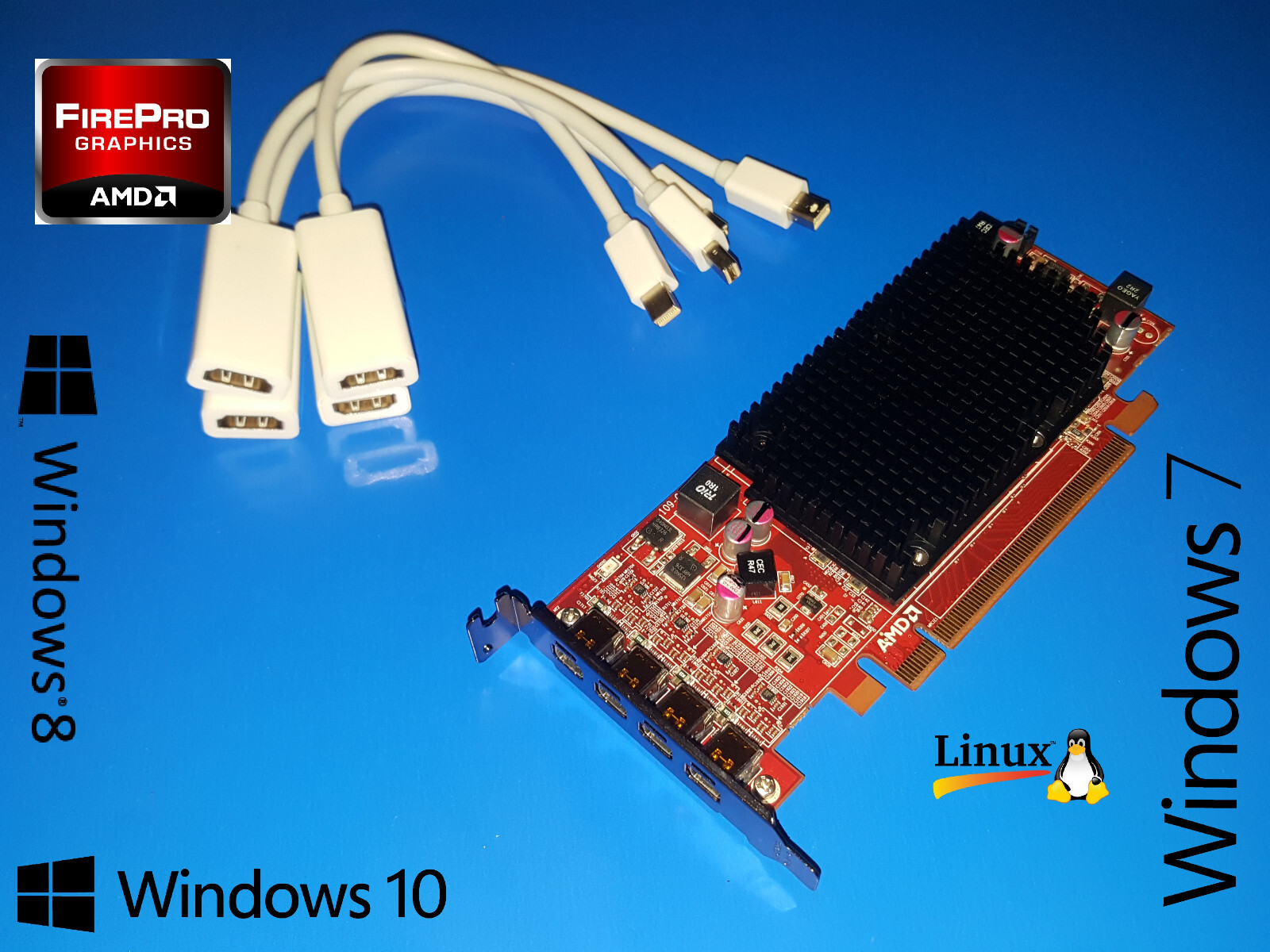 Dell Optiplex 745 755 760 780 790 960 980 990 XE SFF 4-Monitor HDMI Video Card