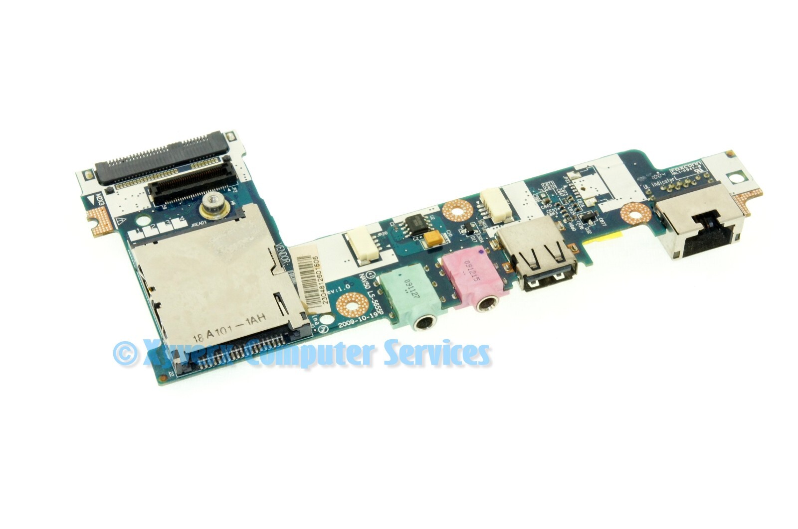 LS-5655P OEM ACER AUDIO USB LAN BOARD W CABLE ASPIRE ONE 532H-2268 NAV50 (CE48)